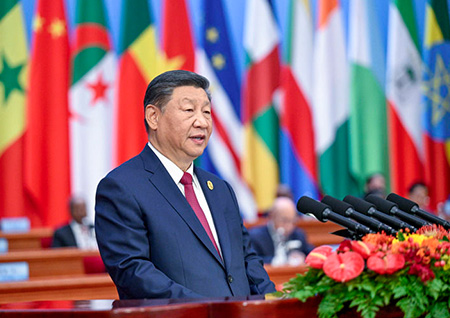习近平主席在中非合作论坛北京峰会开幕式上的主旨讲话为共筑高水平中非命运共同体指引方向