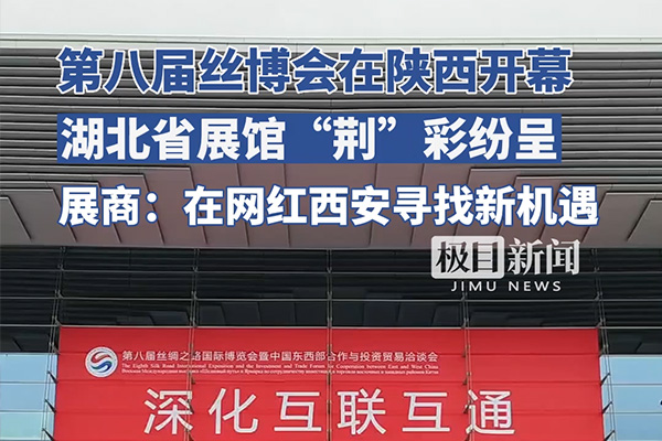 第八届丝博会湖北展馆“荆”彩纷呈，展商：希望借势网红西安寻找新机遇